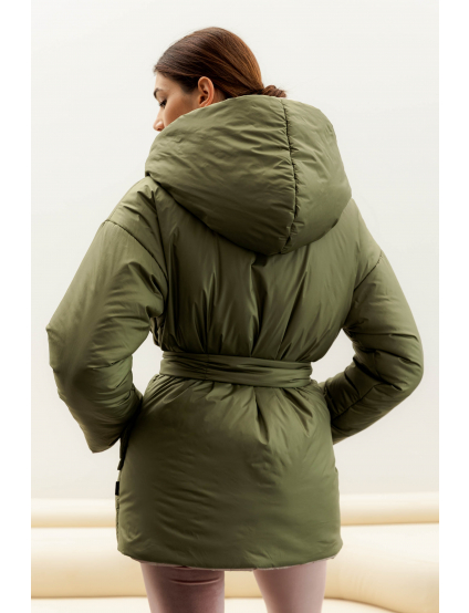 Картинка Бежево-зелена куртка